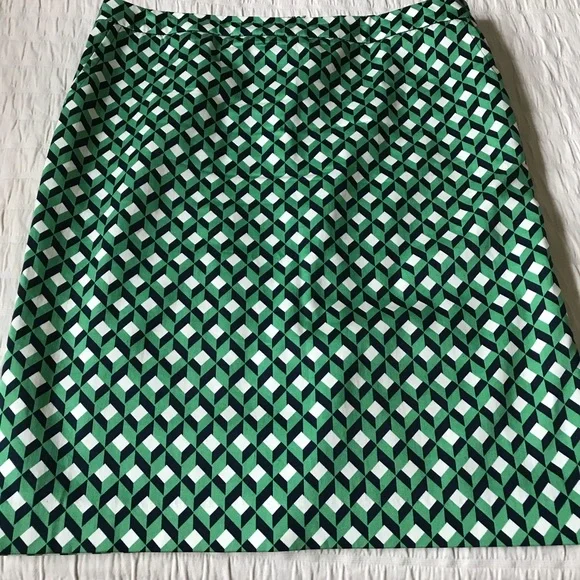 Charter Club Geometric Print Pencil Skirt. Sz 14 - Picture 1 of 4